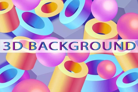 Abstract 3D Background: A Designer's Toolkit for Modern Visuals