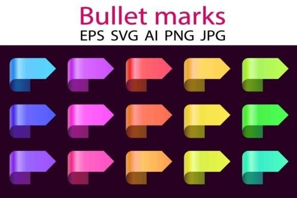 Beyond the Bullet Point: Elevating Your Design with Abstract Bullet Arrows