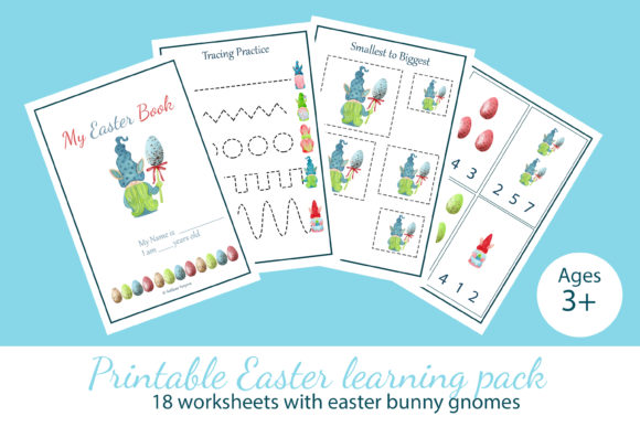 Easter Preschool Pack: Worksheets for Spring Learning Fun