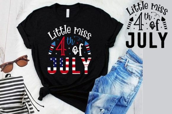 Little Miss 4th of July SVG: A Festive Design Asset for Independence Day
