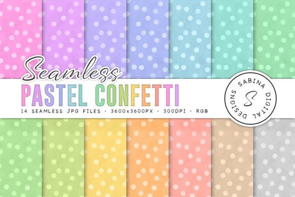 Pastel Confetti Seamless Digital Paper: Your New Secret Weapon