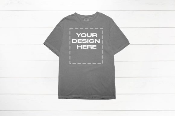 Pepper Comfort Colors 1717 Mockup: Realistic Apparel Design