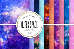 Stellar Visuals: The Outer Space Backgrounds - Mix Papers