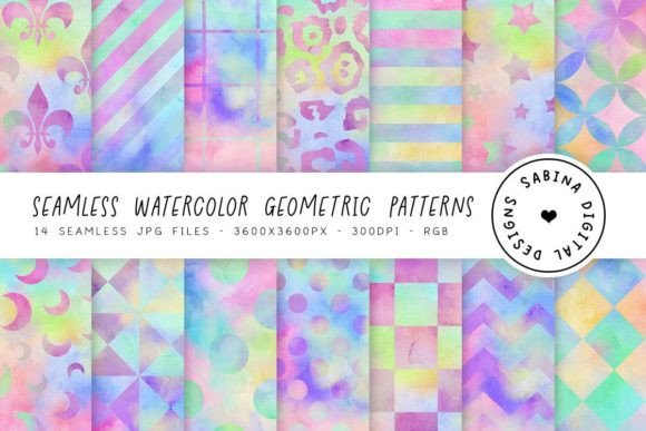 Using Rainbow Geometric Patterns in Modern Design