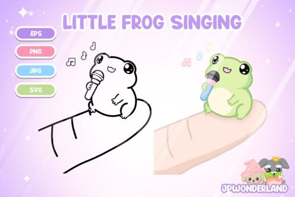 Why the Little Frog Singing Design is Your Next Favorite Asset